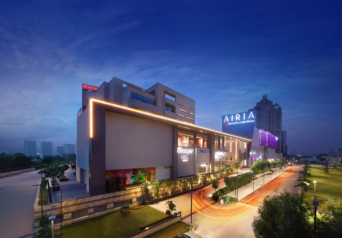 Airia Mall commercial retail destination in Gurgaon
